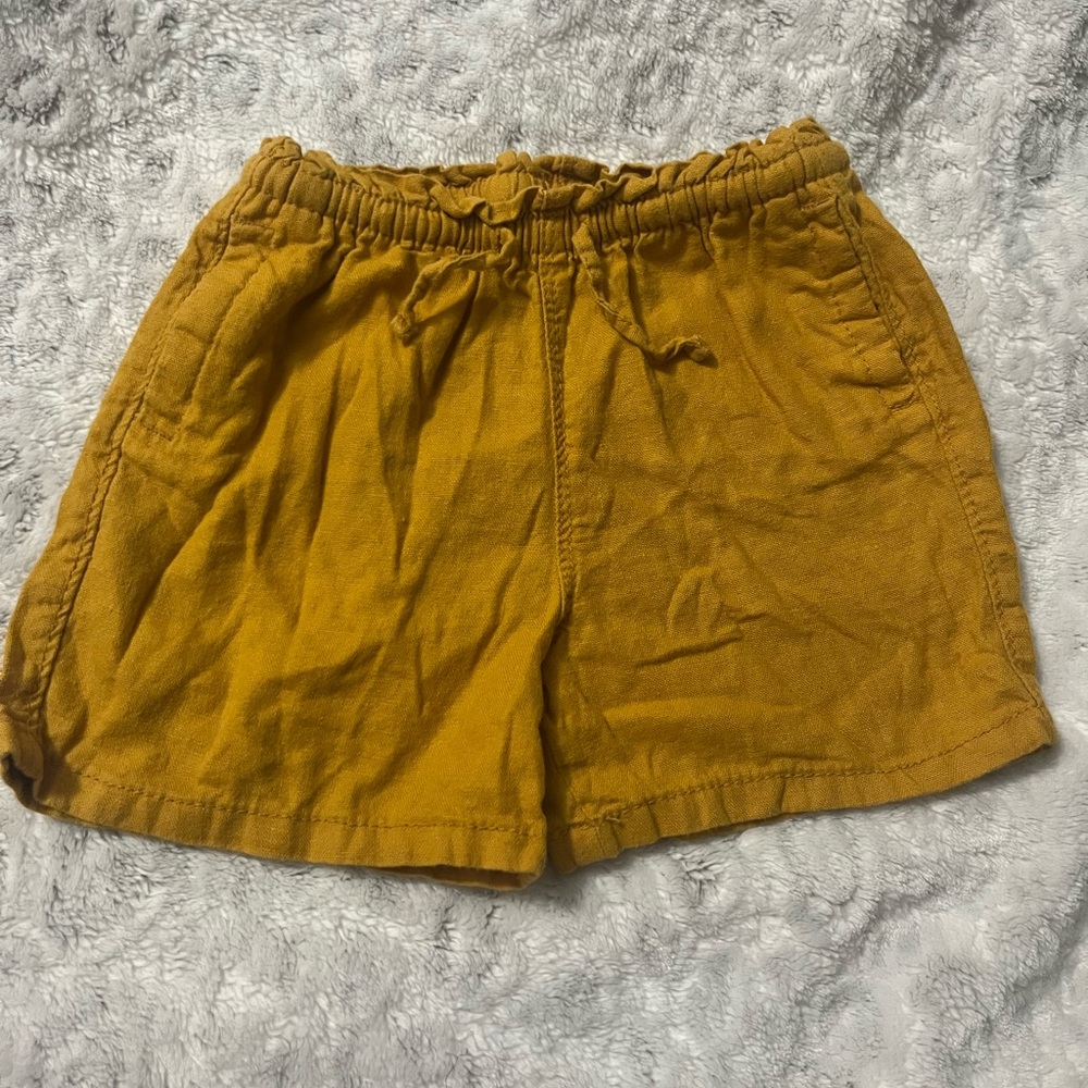 Old Navy Yellow High Waist Shorts Relaxed Fit